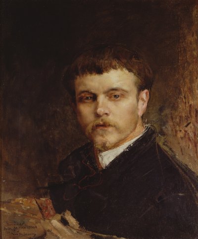 Self Portrait of the Artist as a Young Man by Emile Bastien Lepage